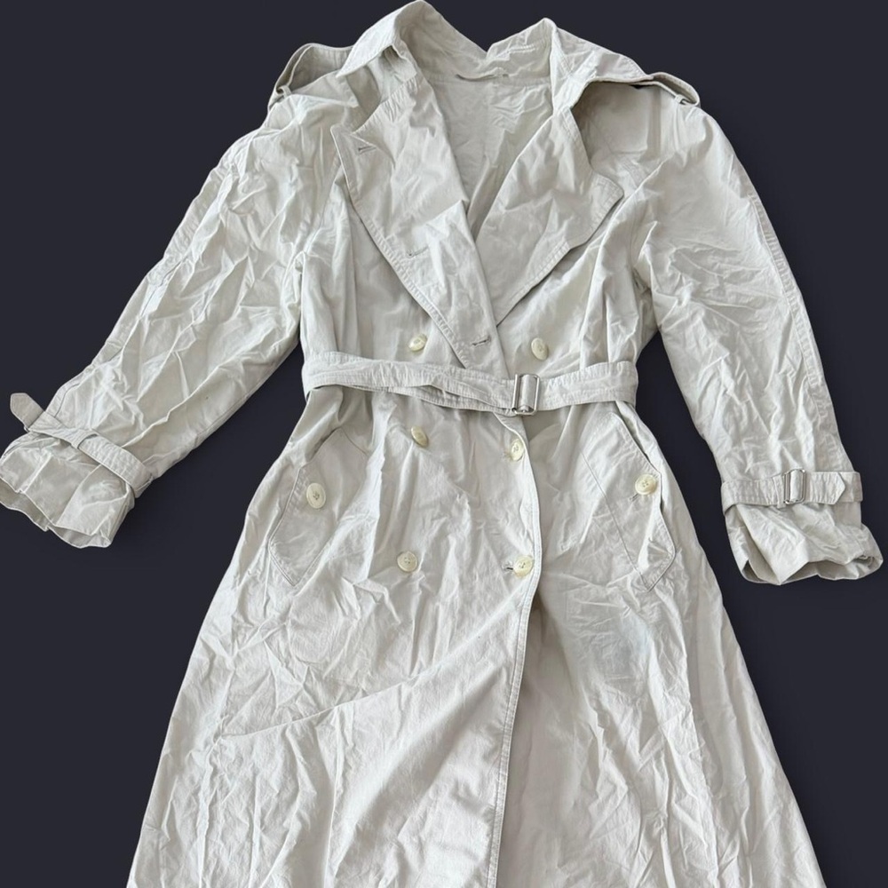 Classic Cream Trench Coat